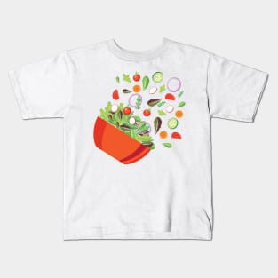 Salad Explosion! Kids T-Shirt